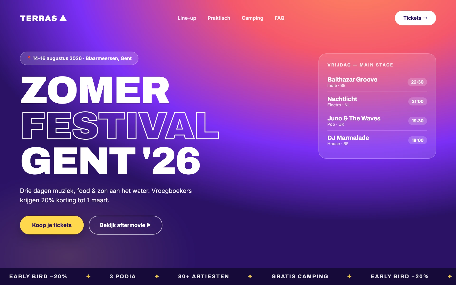 Eventwebsite