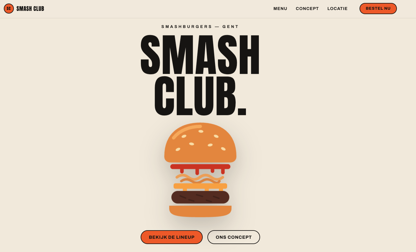 Voorbeeld van een animatie-showcase website voor een burgerzaak